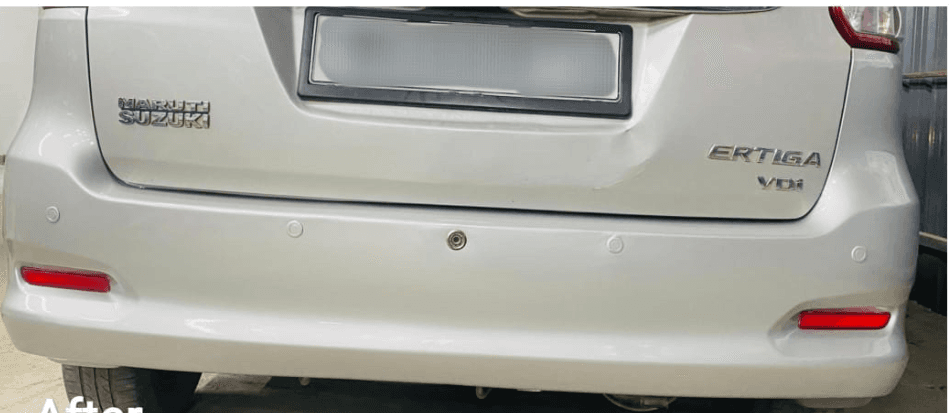Rear Bumper Dent & Paint Repair - After